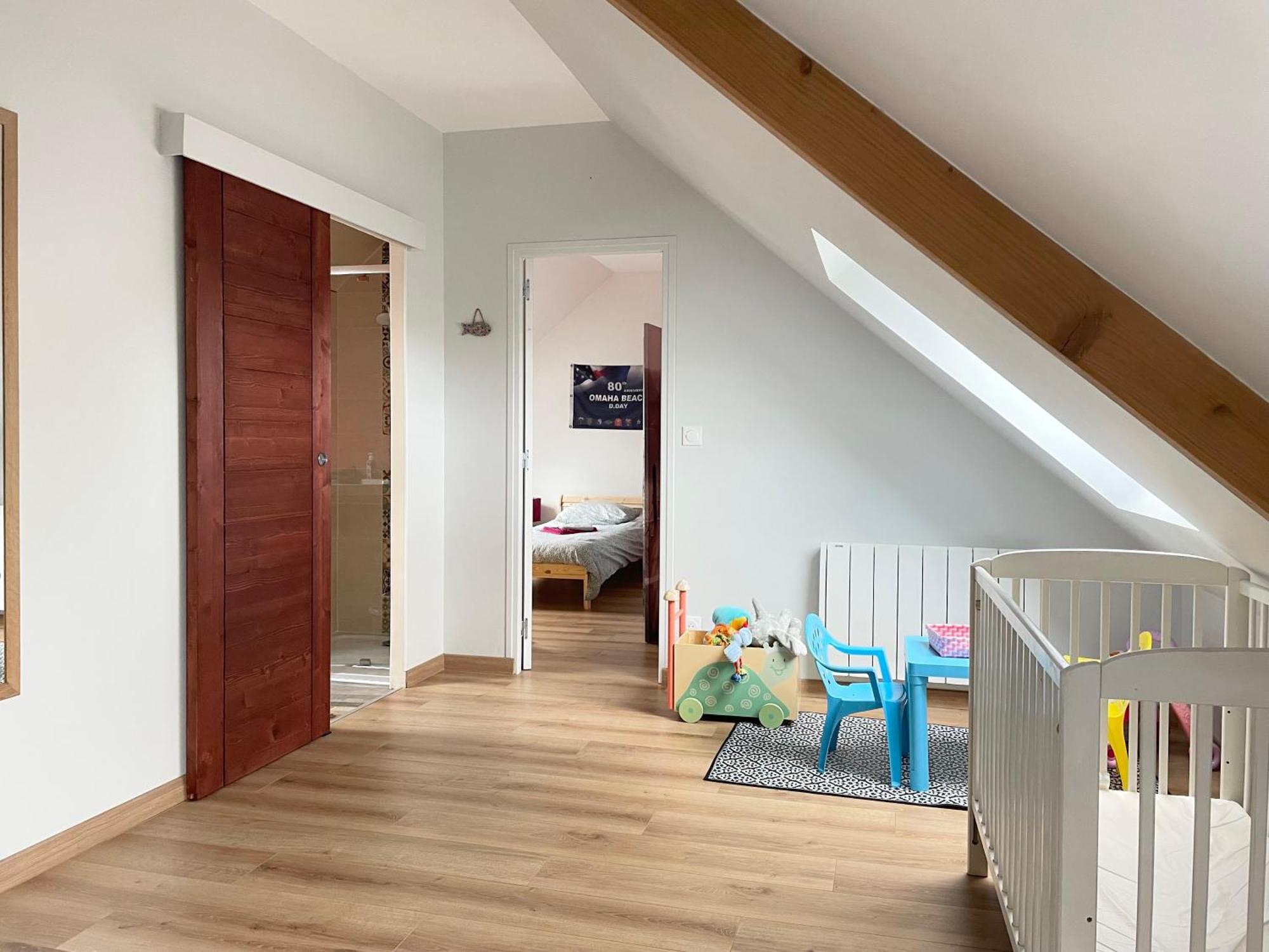 Sweet Omaha Belle Maison Recente Lumineuse Et Cosy Bien Equipee Jardin Clos 15 Mn A Pied Plage Omaha Beach Et Proche De Bayeux & Port En Bessin Saint-Laurent-sur-Mer Esterno foto