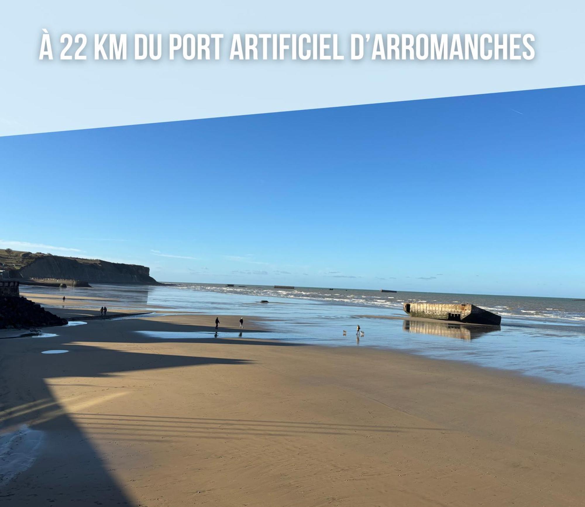 Sweet Omaha Belle Maison Recente Lumineuse Et Cosy Bien Equipee Jardin Clos 15 Mn A Pied Plage Omaha Beach Et Proche De Bayeux & Port En Bessin Saint-Laurent-sur-Mer Esterno foto